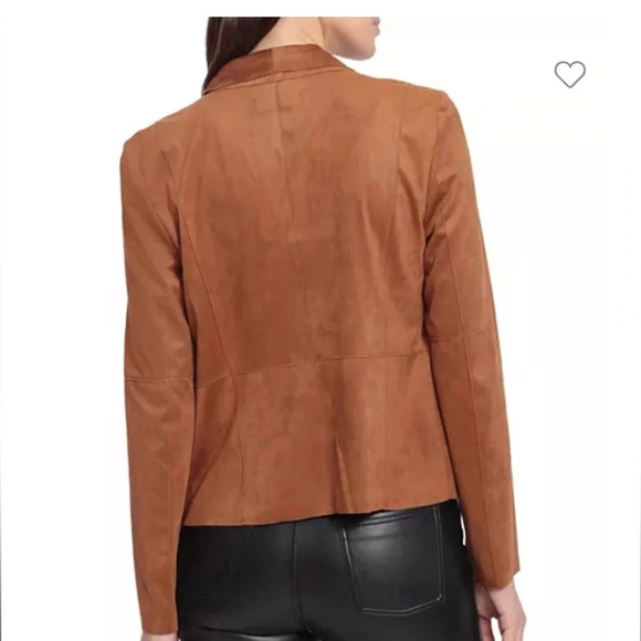 Bagatelle Faux Suede drape front jacket size large in excellent condition - Picture 2 of 5